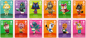 どうぶつの森amiiboカードの画像