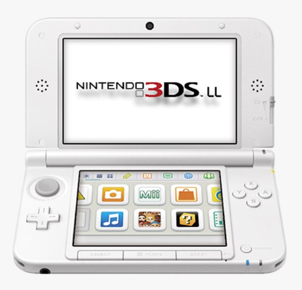 白い3DSLLの画像