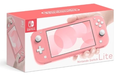 スイッチライトピンクの箱の画像