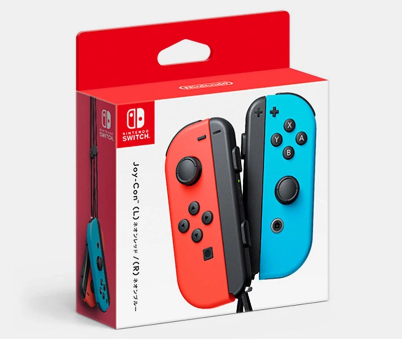 Joy-Con(L) ネオンレッド/(R) ネオンブルーの画像
