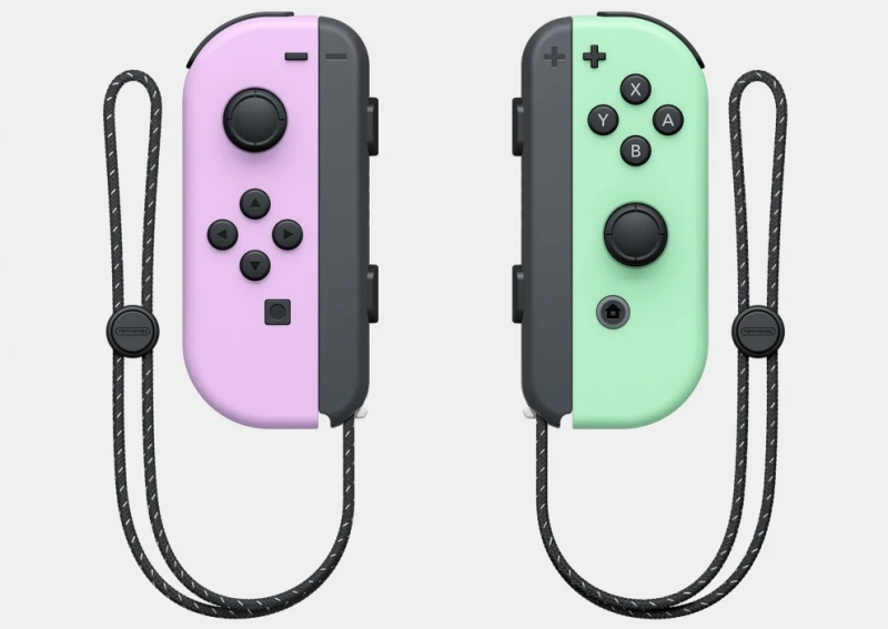 Joy-Con(L) パステルパープル/(R) パステルグリーンの画像