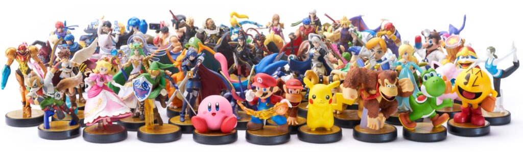 amiiboフィギュアの画像