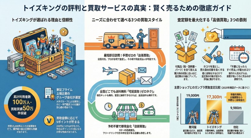 トイズキングのゲーム買取の評判・口コミ